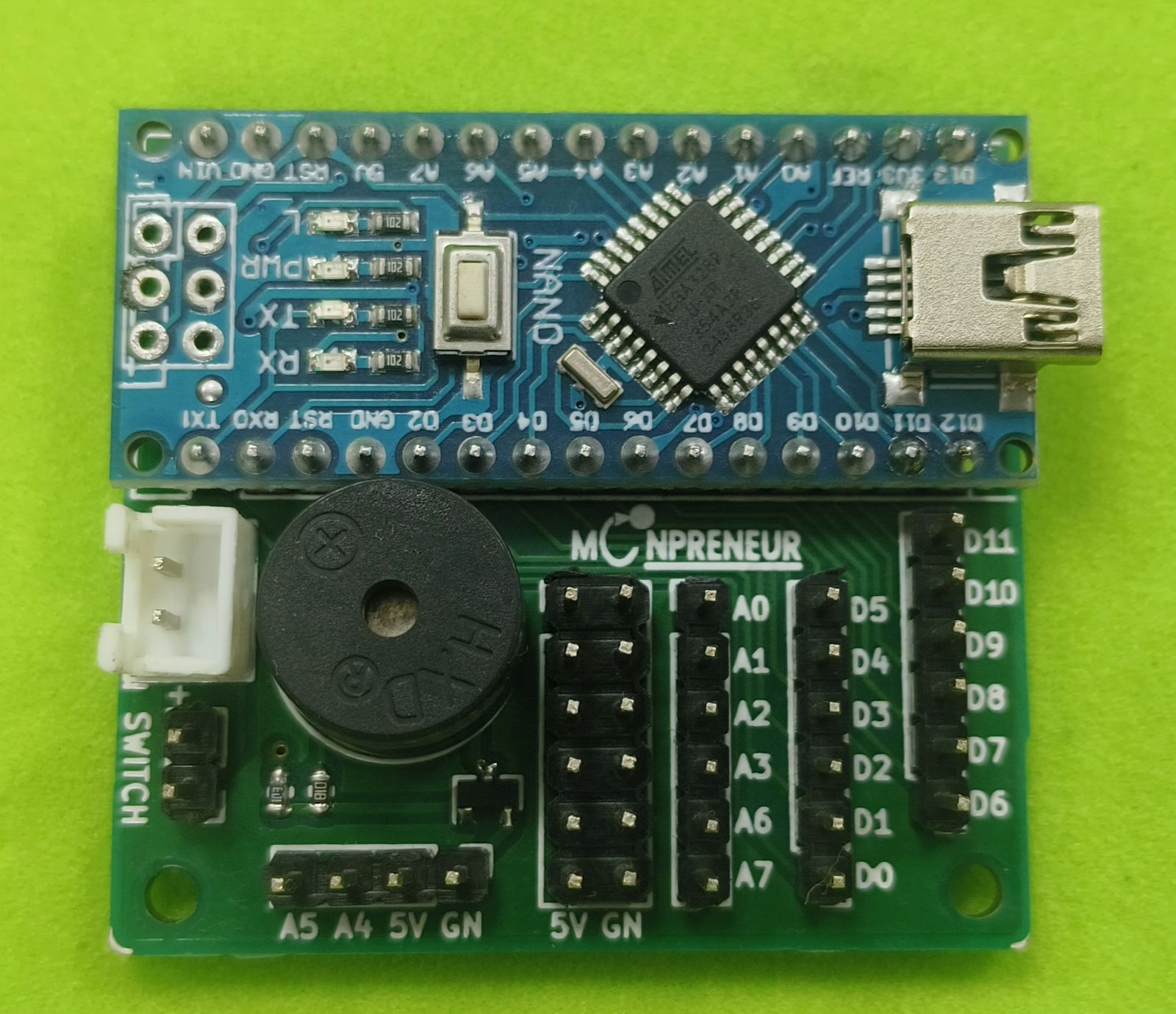 Arduino Nanometer Arduino Nano Distance Meter_Main PCB_ – Moonpreneur