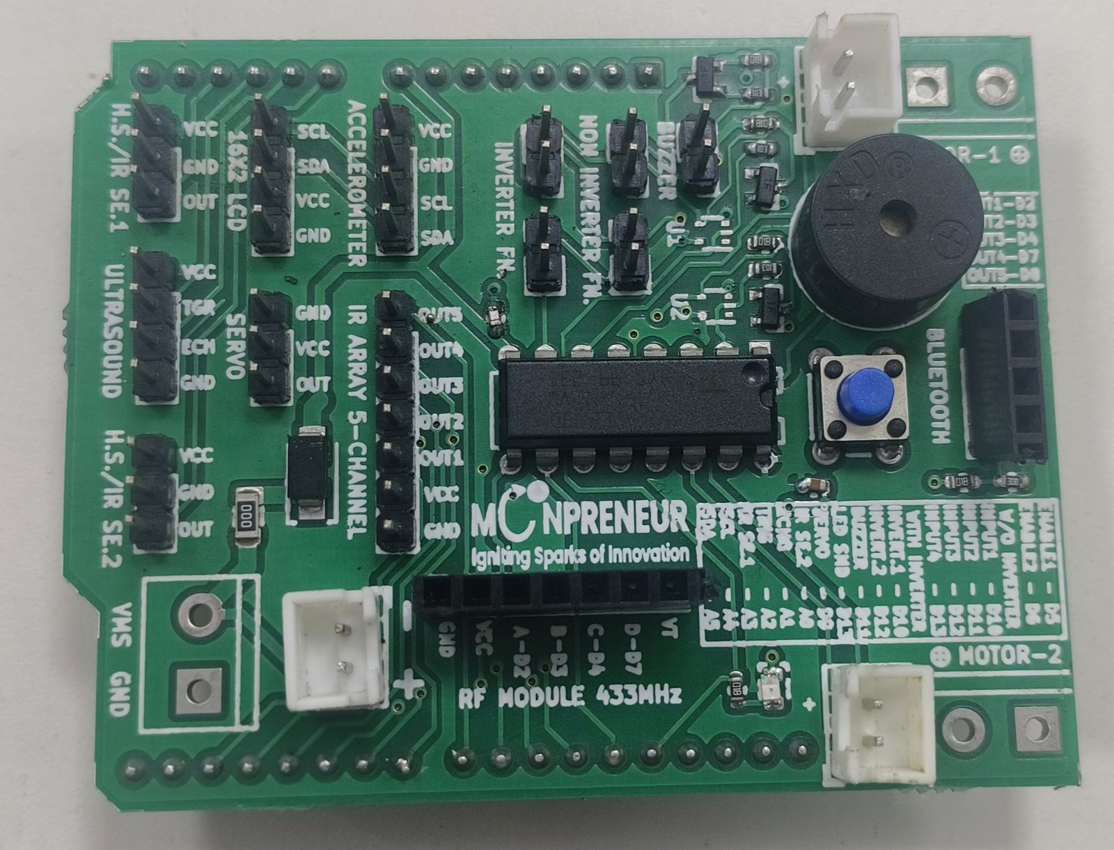 Motor Driver Shield Stage 1