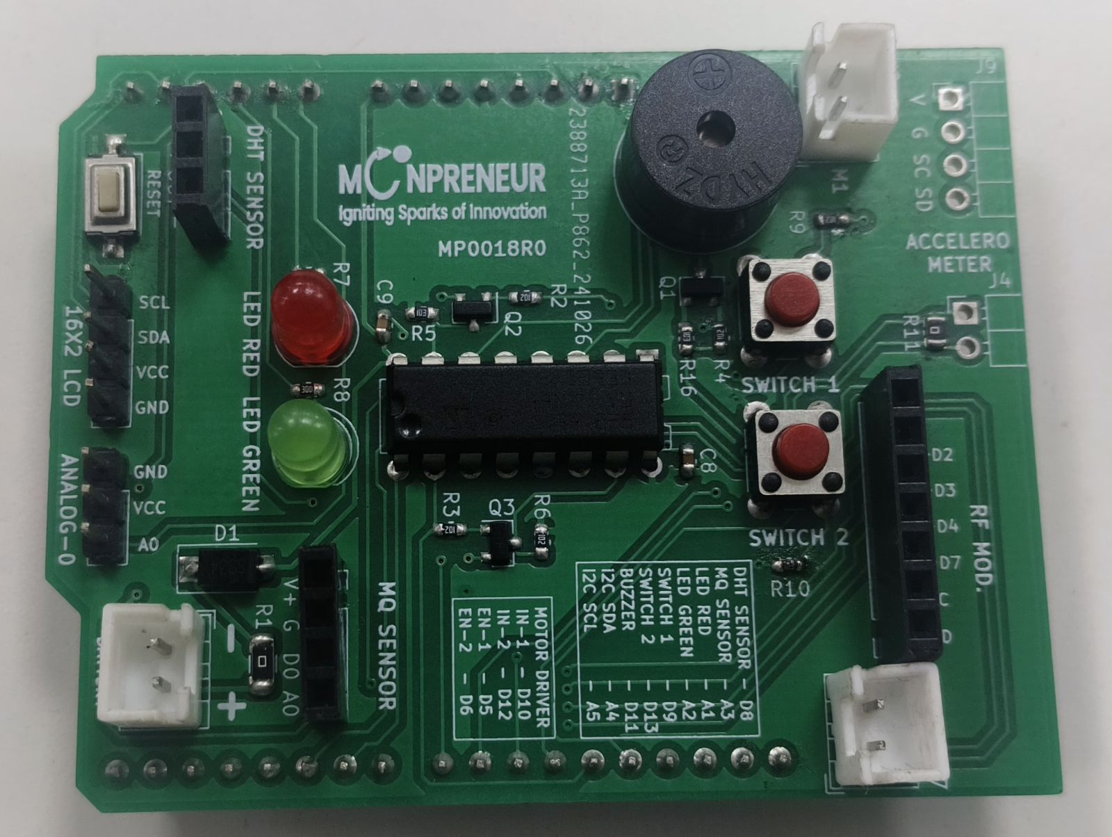 Motor Driver Shield Stage 2