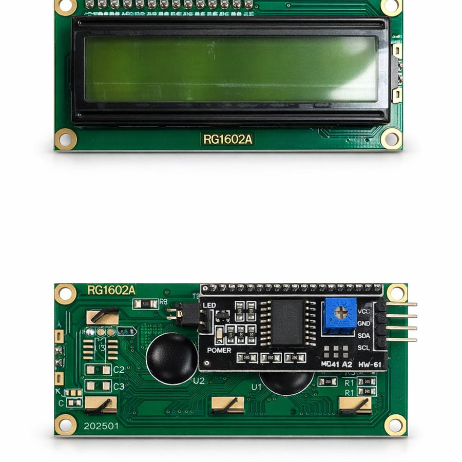 Moonkart 16x2 LCD with I2C (Soldered)