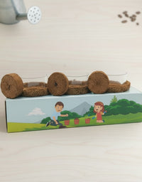 Soil Coins and Coir Pot Set
