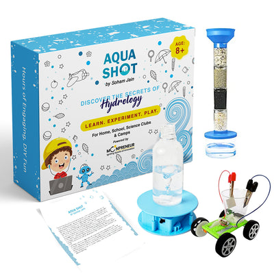 Aquashot Box - A Set of 3 DIY Water Science Toys - By Soham Jain