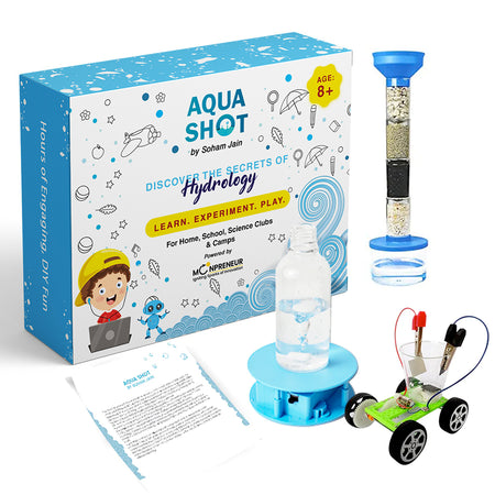 Aquashot Box - A Set of 3 DIY Water Science Toys - By Soham Jain