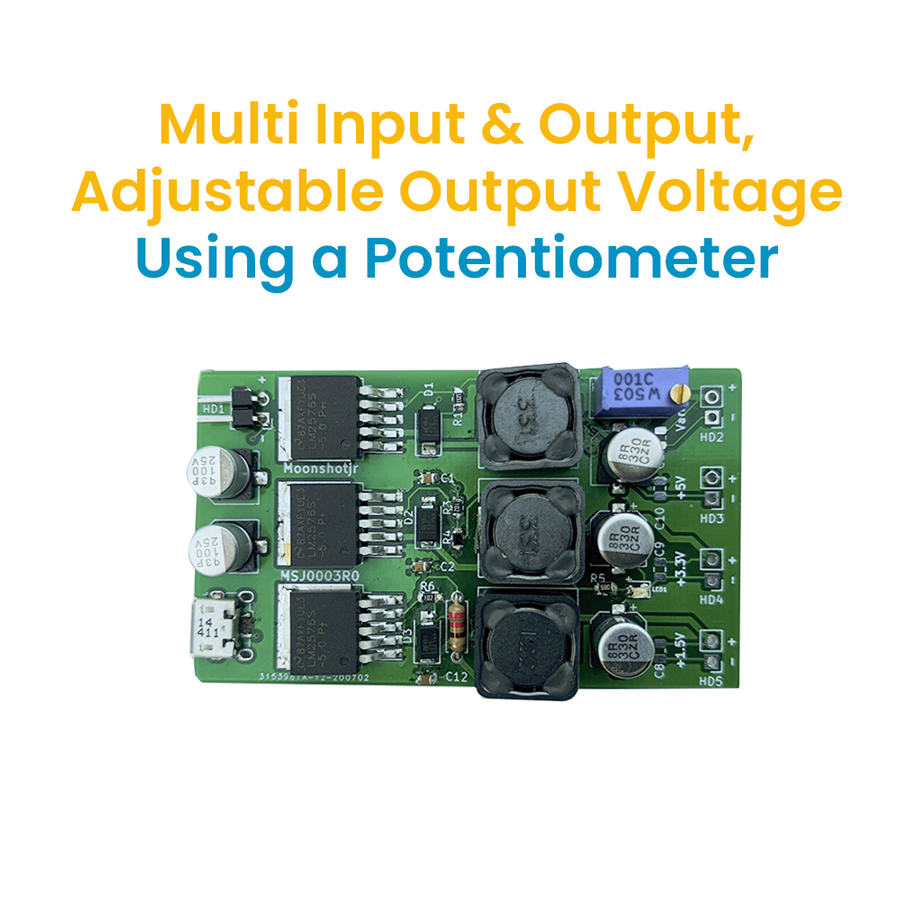 Triple Power Supply – Three Output Power Supplies from One Input Power