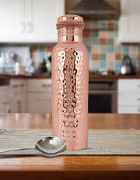 Moonovator Copper Water Bottle (Hammered Design)
