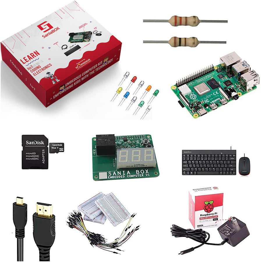 Sania Box | Raspberry Pi 4 Based Embedded Computer Science Kit
